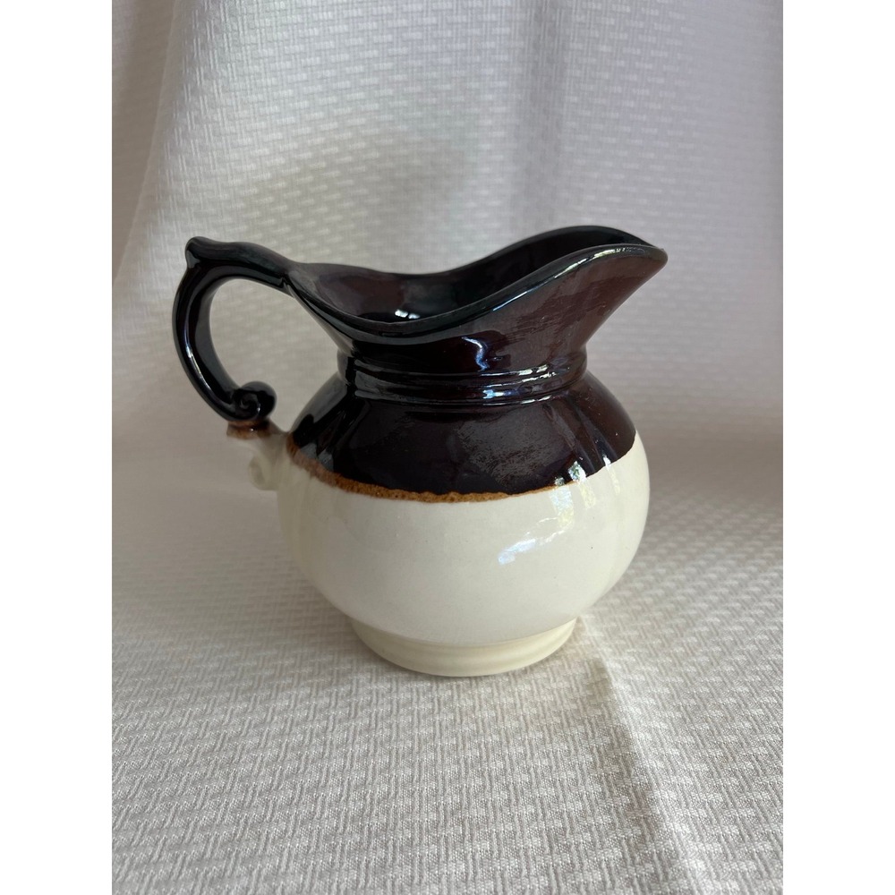 McCoy USA Pottery Vintage Pitcher Fruit and Berries #7528 - Picture 3 of 8